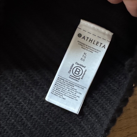 Athleta Turtleneck Sweater Belle Sleeve Sweater XL - Picture 4 of 4